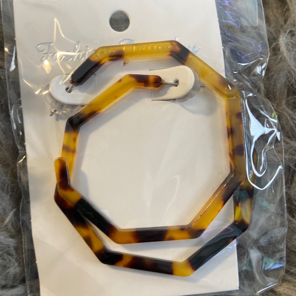 Animal print earrings
